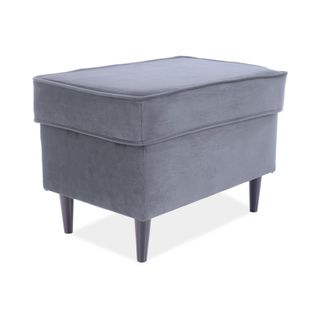 Podnóżek RON Velvet - szary Bluvel 14  Piękny, klasyczny design, który przypadnie do gustu niejednego klienta. Dzięki temu podnóżek RON Velvet z...