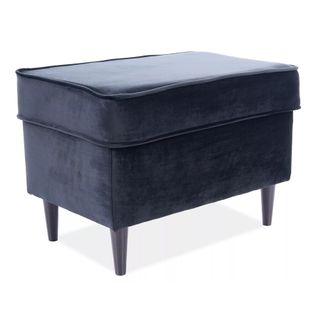 Podnóżek RON Velvet - czarny Bluvel 19    Podnóżek RON Velvet to elegancki mebel o klasycznej formie, który znajdzie swoje miejsce w niejednym...