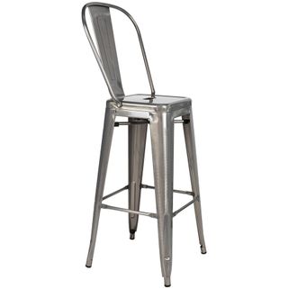 Hoker TOWER BIG BACK 76 - metal   Ponadczasowy, uniwersalny hoker z oparciem uzupełni zarówno klasyczne, jak i loftowe oraz industrialne wnętrza. Wykonany w...