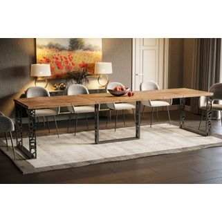 Stabilny, rozkładany stół EWEREST zapewni Ci komfort w przyjmowaniu nawet większej liczby gości. Kolory wkładek i podstawy możesz dopasować do...