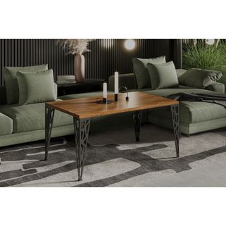 Ława Mozna w uniwersalnym wymiarze 100/60 cm. Ława posiada wyjątkowe, ażurowe nogi. Narożniki blatu i nóg są lekko zaokrąglone, dlatego krawędzie są...