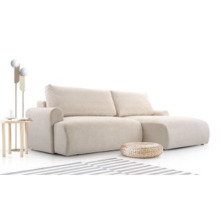 Specyfikacja: - narożnik rozkładany  - rozkładanie typu DL - narożnik z pojemnikiem na pościel (wymiary zew. 120x66 cm) - narożnik dostępny w wersji...