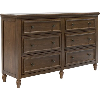 Wymiary: - szerokość: 165 cm - głębokość: 46 cm - wysokość: 99 cm Materiał: - lite drewno - fornir - MDF Informacje dodatkowe: - szuflady z...