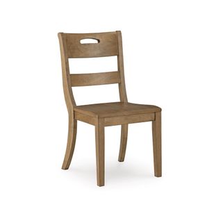 Wymiary: - szerokość: 48 cm - głębokość: 58 cm - wysokość: 93 cm - wysokość siedziska: 45,7 cm   Materiał: lite drewno Waga: 12,7 kg Krzesło...