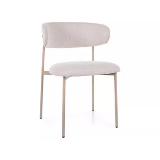 Krzesło tapicerowane ELTON Brego - kaszmir / jasny beżowy Brego 22 Wymiary: - szerokość: 56 cm - głębokość: 58 cm - wysokość: 80 cm - szerokość...