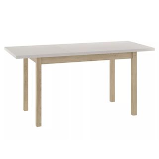 Stół rozkładany ADAM 90/125x65 - kaszmir / dąb cremona torro Wymiary: - długość: 90-125 cm - szerokość: 65 cm - wysokość: 75 cm Materiał: - blat:...
