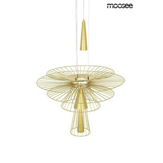 Eleganckie i unikatowe wzornictwo idealnie wpisuje się w styl glamour. Kompozycja metalowych drutów ułożona kaskadowo z zastosowaniem dwóch źródeł...