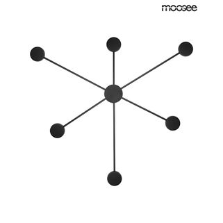 Nowoczesny kinkiet wykonany z metalu w czarnym, matowym kolorze. Shadow można zawiesić również na suficie w formie plafonu. Okrągłe klosze skrywają...
