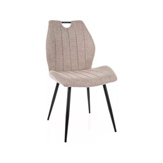 Krzesło ARCO Brego - jasny beżowy Brego 31 Wymiary: - szerokość: 51 cm - wysokość: 91 cm - głębokość siedziska: 43 cm - wysokość siedziska: 48 cm  ...