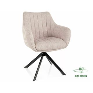 Krzesło obrotowe AZALIA Leo - czarny / ciemny beżowy Leo 23 Wymiary: - szerokość: 61 cm - głębokość: 58 cm- wysokość: 86 cm - szerokość siedziska:...