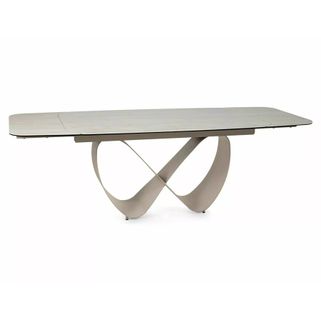 Stół rozkładany INFINITY CERAMIC 160/240x95 - beżowy / kaszmir Wymiary: - długość: 160-240 cm - szerokość: 95 cm - wysokość: 76 cm - wysokość do...