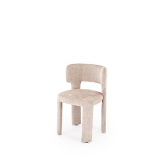 Wymiary: - szerokość: 55 cm - głębokość: 53 cm - wysokość: 80 cm - wysokość siedziska: 50 cm   Materiał: tkanina Cremona 14   Kolor: beżowy