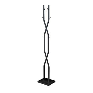 Wymiary: - szerokość: 28 cm - głębokość: 28 cm - wysokość: 180 cm Materiał: stal malowana proszkowo Kolor: czarny 
