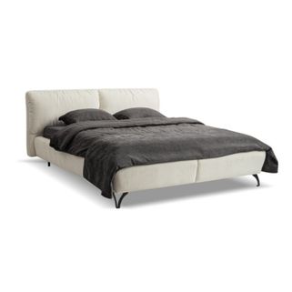 PROMOCJA - Łóżko z pojemnikiem LEVANTE - tkanina Vibe Cena za łózko w tapicerce promocyjnej Vibe i rozmiarze 140x200.    Wymiary:  - długość: 237 cm...