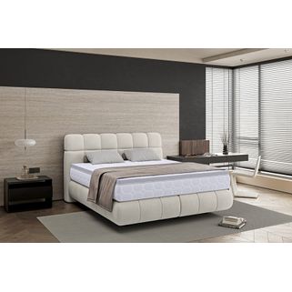 Łóżko z materacem NOBU 180x200 Łóżko to kwintesencja elegancji i nowoczesnego designu. Charakterystyczne, pionowe przeszycia na wezgłowiu nadają mu...