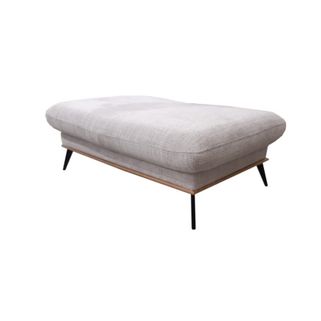 Pufa z regulowanym siedziskiem SANTORINI Wymiary:  - szerokość: 120 cm  - głębokość: 76 cm - wysokość: 43,5 / 84,5 cm  Cechy i wykonanie: - stelaż:...