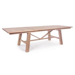 Stół MARYLAND o wymiarach 220-300x100 cm jest solidnym meblem ogrodowym z indonezyjskiego drewna tekowego svlk. Nogi mają przekrój 10x10 cm, należy je...