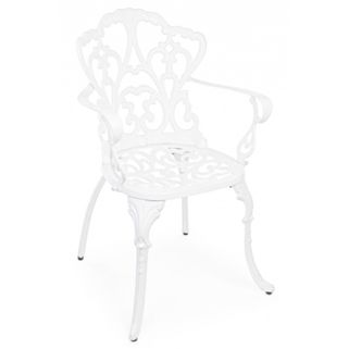 Krzesło VICTORIA WHITE to elegancki, stylizowany mebel, który przyciąga spojrzenia. Doskonale sprawdzi się w ogrodzie, w kawiarence czy restauracji....