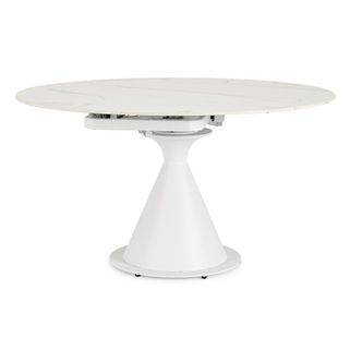 Jonni to stylowy stół do kuchni, jadalni oraz salonu. Posiada podstawę ze stali malowanej proszkowo epoksydowo. Jego blat wykonano z kamionki porcelanowej z...