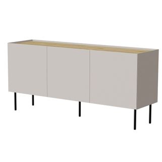 Komoda 3-drzwiowa OLMO - beżowy / dąb Komoda Olmo to połączenie minimalizmu, funkcjonalności i ponadczasowego designu. Jej delikatny kaszmirowy odcień w...