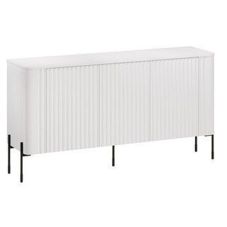 Komoda 3-drzwiowa ARIA 150 cm - biały mat Minimalistyczny design, funkcjonalność i subtelna elegancja – komoda Aria w białym macie to doskonały wybór...