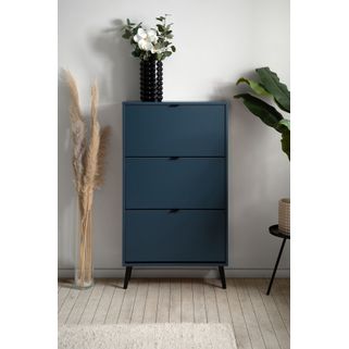Szafka na buty VIGO - granatowy Minimalistyczna, a zarazem wyrazista – szafka Vigo w kolorze alby blue to nowoczesne rozwiązanie dla miłośników designu,...