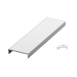 Zaślepka do toru dolnego PREMIUM 75/II    Listwa maskująca wkręty mocowania toru dolnego Premium 75/II. Wykonana została z aluminium, dostępna jest w...