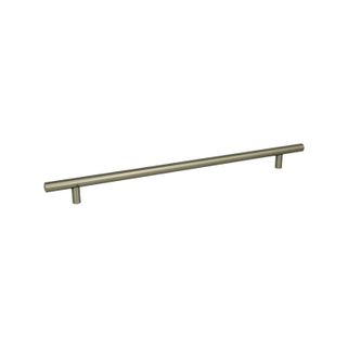 Reling RE10 - nikiel szczotkowany / rozstaw 288 mm   Wymiary: - długość całkowita: 368 mm - rozstaw otworów: 288 mm   Materiał: metal   Kolor pokrycia:...