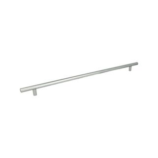 Reling RE10 - chrom satynowy / rozstaw 384 mm   Wymiary: - długość całkowita: 464 mm - rozstaw otworów: 384 mm   Materiał: metal (ZnAl)   Kolor...