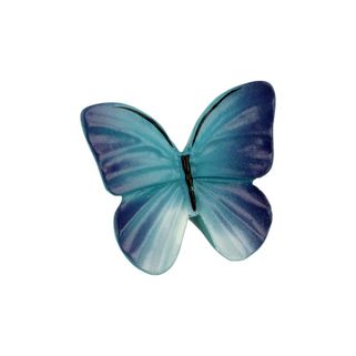 Gałka BUTTERFLY H044-42A9 - niebieski / 46 mm   Wymiary: - długość: 46 mm - wysokość: 29 mm   Materiał: tworzywo sztuczne   Kolor pokrycia: niebieski...
