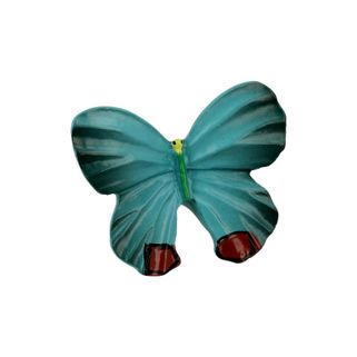 Gałka BUTTERFLY H040-40 - niebieski / 50 mm   Wymiary: - długość: 50 mm - wysokość: 29 mm   Materiał: tworzywo sztuczne   Kolor pokrycia: niebieski  ...