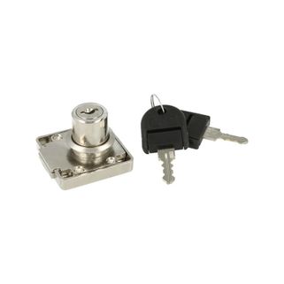 Zamek kwadratowy Siso X-850 MASTER J11 - niklowany / fi 19 mm / klucz łamany     System Master - każdy zamek jest z różnym kluczem, ale jest dodatkowo...