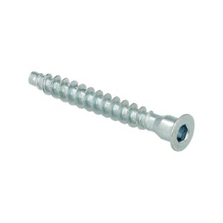 Konfirmat Top Ten - metal ocynk / 6,4x50 mm / 1 szt.   Wkręt do połączeń elementów drewnianych i drewnopochodnych.   Specyfikacja: - materiał: stal...