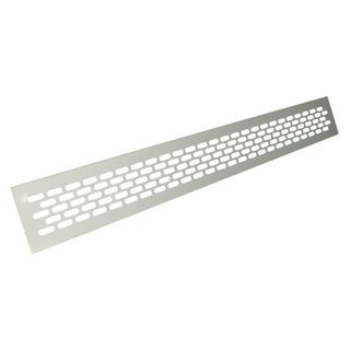 Kratka wentylacyjna 60 x 480 mm - aluminium   Wymiary: - długość: 1,65 cm - wysokość: 6,2 cm  - szerokość: 48 cm   Materiał: aluminium   Kolor:...