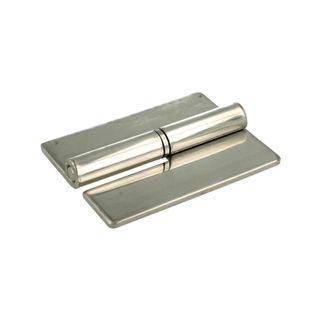 Zawias prawy rozłączny ze stali nierdzewnej Siso SS304 na klej UV    Zastosowanie: - drzwi wpuszczane - max szerokość 500 mm - nośność 7,5 kg na parę...