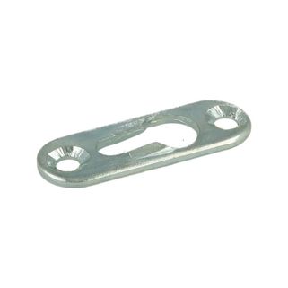 Płytka zaczepowa BA metal ocynk biały   Materiał - metal. Kolor pokrycia - ocynk biały.
