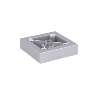 Nóżka kwadratowa K042 - chrom mat lakier / wys. 1.5 cm    Prosta stopka w kolorze matowego chromu jest bardzo praktycznym produktem. Będzie doskonale...