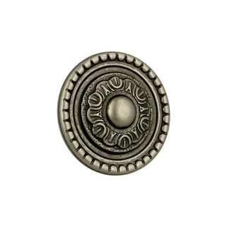 Gałka GA11 - nikiel patynowany / fi 35 mm   Wymiary: - średnica: 35 mm - wysokość: 26 mm   Materiał: metal   Kolor pokrycia: nikiel patynowany