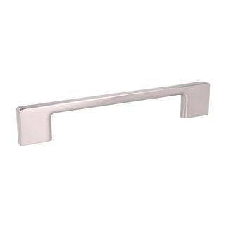 Uchwyt UN73 - nikiel szczotkowany / rozstaw 128 mm   Wymiary: - długość całkowita: 162 mm - rozstaw otworów: 128 mm   Materiał: metal   Kolor pokrycia:...