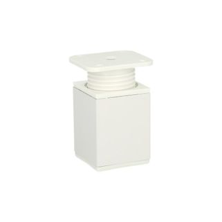 Nóżka kwadratowa D-861 z regulacją - biały / wys. 6 cm    Nóżka w białym kolorze i o prostym kształcie będzie doskonałym rozwiązaniem do wszystkich...