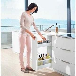 Cargo mini ANTARO Space Twin 2-poziomowe - biały / szer. 20 cm / gł. 50 cm     Cargo mini 358M50B0SAD z hamulcem do korpusu o szerokości 20 cm.   ...