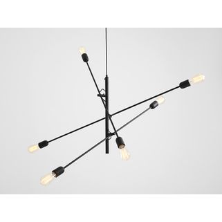 Lampa wisząca TWIGO 6 - czarny   Kolekcja lamp Twigo to spełnienie marzeń szalonego projektanta, który dobrze wiedział, co robi. Zadziorność kompozycji,...