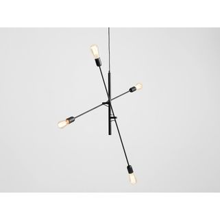 Lampa wisząca TWIGO 4 - czarny   Kolekcja lamp Twigo to spełnienie marzeń szalonego projektanta, który dobrze wiedział, co robi. Zadziorność kompozycji,...