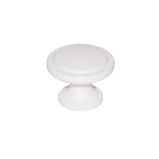 Gałka 2786 - biały półmat / fi 30 mm   Wymiary: - szerokość gałki: fi 30 mm   Materiał: metal   Kolor pokrycia: biały półmat   Elegancka gałka w...