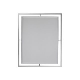Nowoczesne lustro w niebanalnej geometrycznej ramie wykonanej z polerowanej stali nierdzewnej w kolorze srebra. Doskonale wkomponuje się w minimalistyczną...