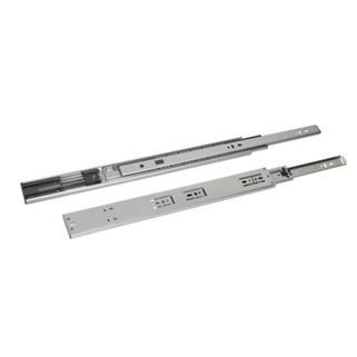 Prowadnica kulkowa PK09 TITAN z hamulcem h=45mm udźwig 35 kg dł. 300 mm   - pełny wysuw, - cichy domyk, - łożysko kulkowe, - materiał: stal, - 80 000...