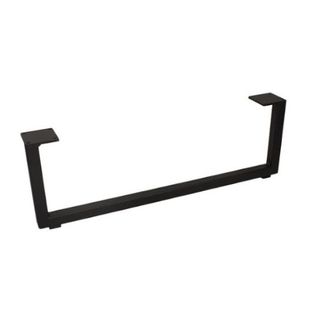 Noga meblowa NS38 Czarny Mat H=120 mm Szerokość 370 mm Wykonana ze stali w pokryciu czarny mat, malowana proszkowo.