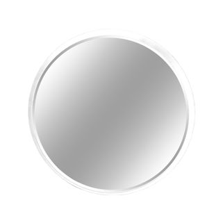 Okrągłe białe lustro, które będzie rewelacyjną ozdobą w salonie, holu czy nad wezgłowiem łóżka. Oprawa została wykonana z materiału mdf, następnie...