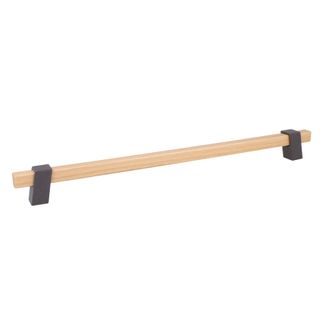 Uchwyt Z324 - drewno, grafit strukturalny / rozstaw 320 mm   Wymiary: - długość: 375 mm - rozstaw otworów: 320 mm   Materiał:  - drewno  - metal  ...
