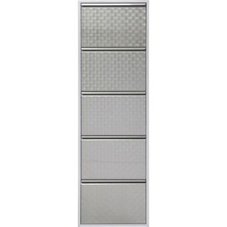 Wymiary: - szerokość: 50 cm - głębokość: 15 cm - wysokość: 170 cm   Waga: 11 kg   Materiał: stal malowana proszkowo   Kolor: srebrny szczotkowany...